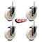 Service Caster 5 Inch Nylon Wheel Swivel 58 Inch Threaded Stem Caster Set Service Caster SCC-TS20S514-NYS-58212-4 - alternate 4